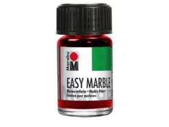 Marabu Easy Marble Marmoreringsfarge 15ml – 031 Kirsebærrød