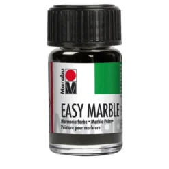 Marabu Easy Marble Marmoreringsfarge 15ml – 082 Sølv