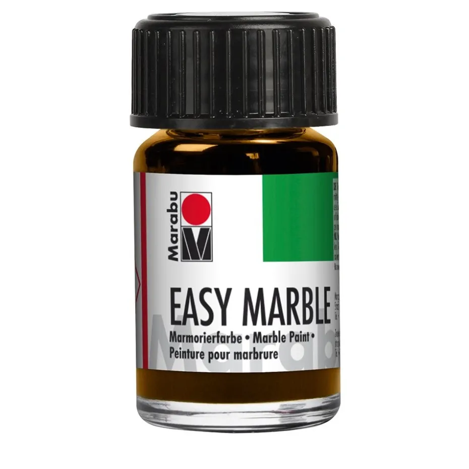 Marabu Easy Marble Marmoreringsfarge 15ml – 084 Gull