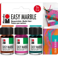 Marabu Easy Marble Set 3x15ml – Color Blocking