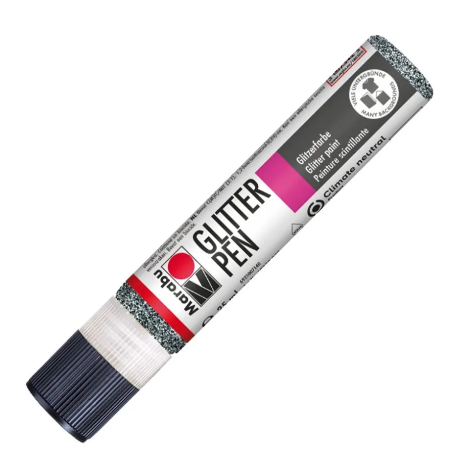 Marabu Glitter Pen – 579 Graphite