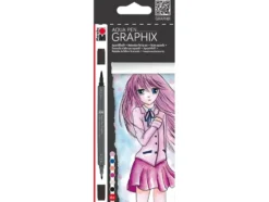 Marabu Graphix Aqua Pen – Ma Ke Manga – 6stk