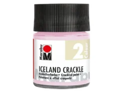 Marabu Iceland Crackle 50ml – 134 powder pink