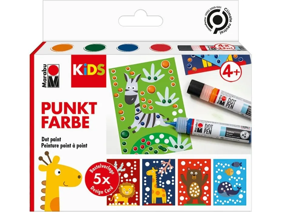 Marabu Kids Dot Pen Set – Animals