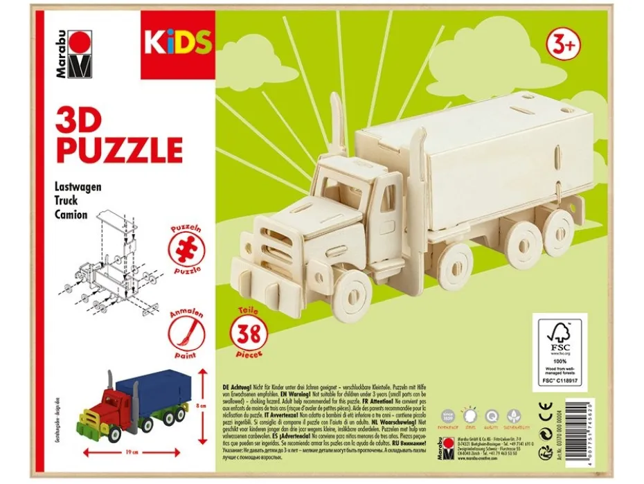 Marabu KiDS 3D Puzzle – Truck