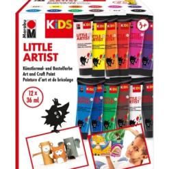 Marabu KiDS Little Artist Sett – 12 x 36ml
