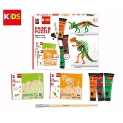 Marabu KiDS Little Artist Sett – Paint & Puzzle Dino