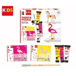 Marabu KiDS Little Artist Sett – Paint & Puzzle Unicorn