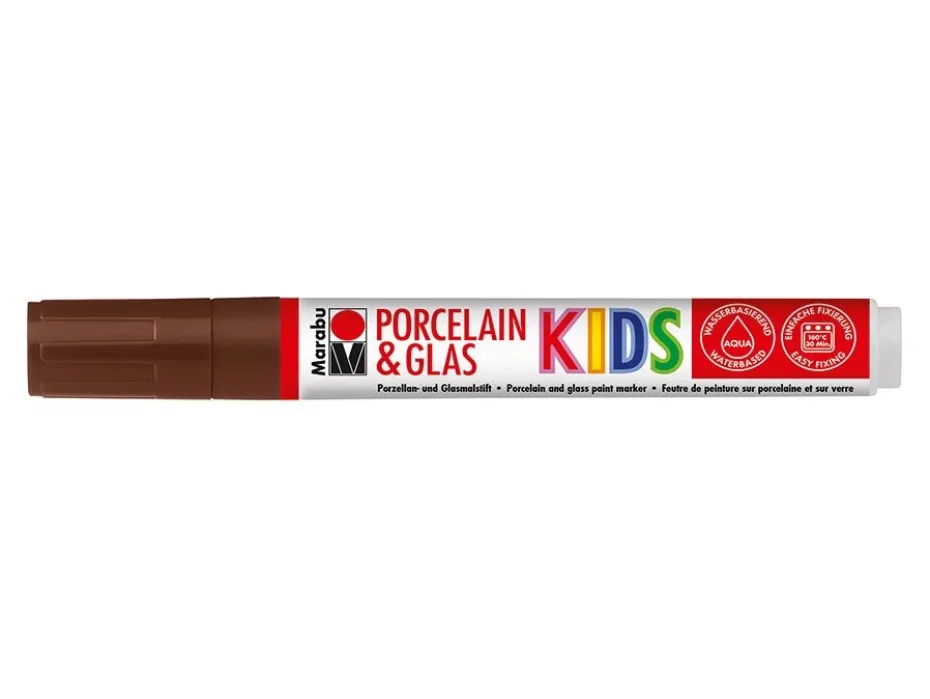Marabu KIDS Porcelain & Glas – 285 Brun