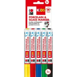 Marabu KIDS Porcelain & Glas – Maxi Fun Sett 5stk