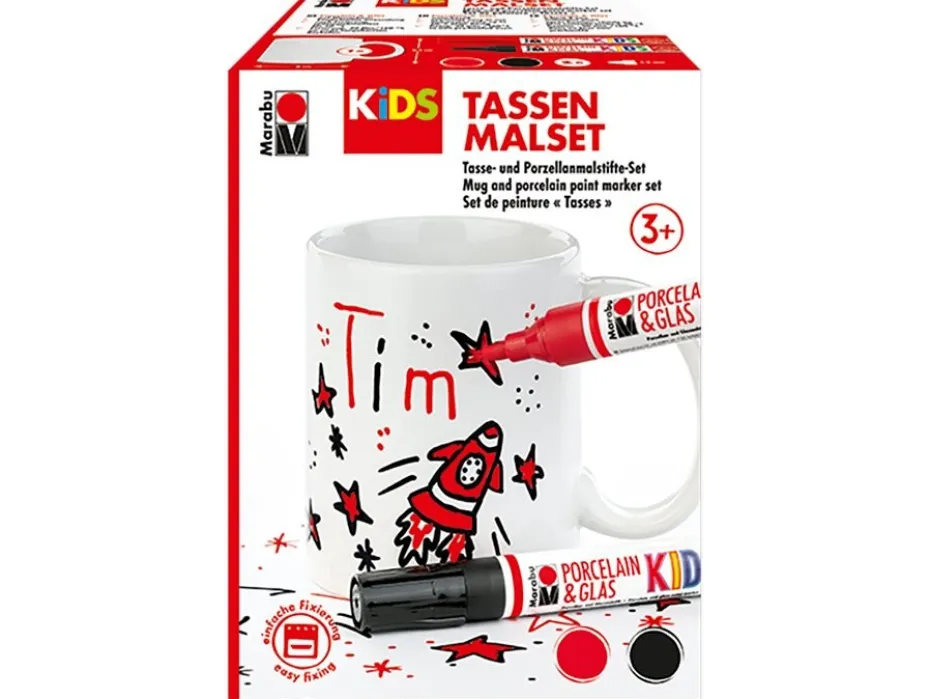 Marabu KiDS Porcelain & Glas Painter Sett – TIM