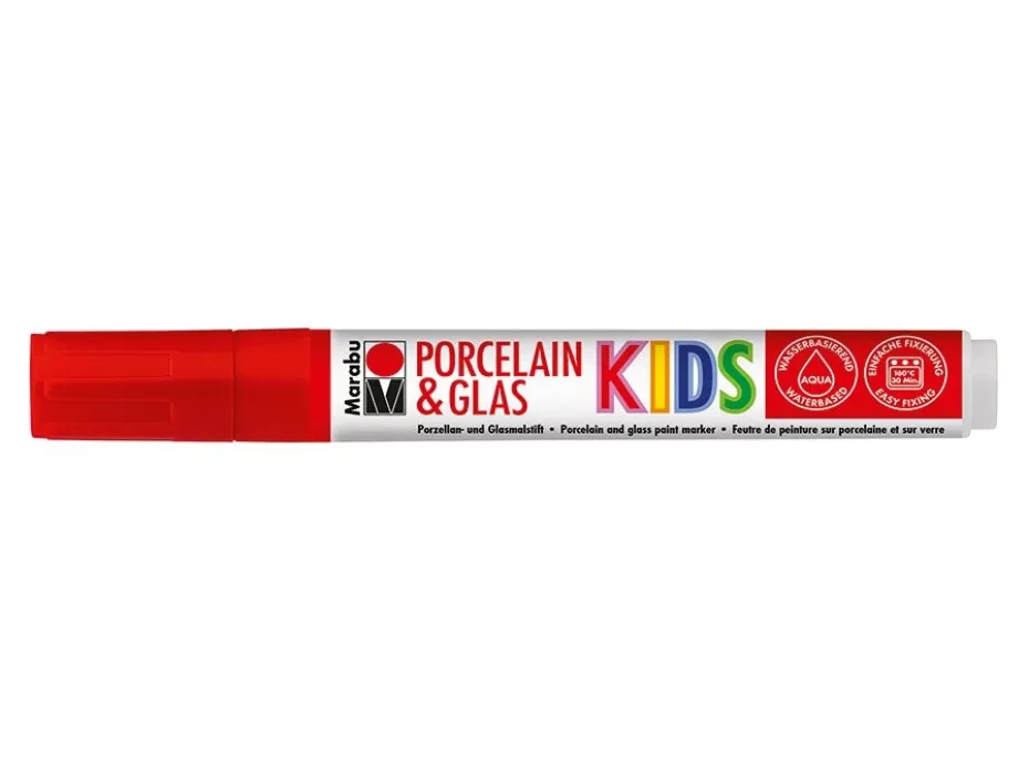 Marabu KIDS Porcelain & Glas – 31 Rød