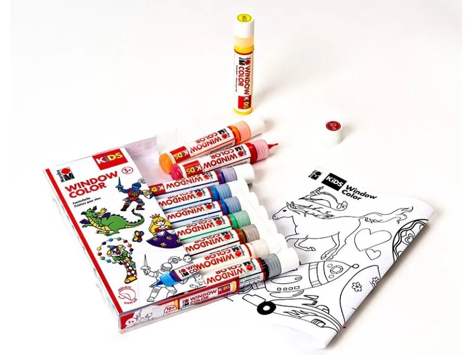Marabu KIDS Window Color Vindusmaling – 10x25ml