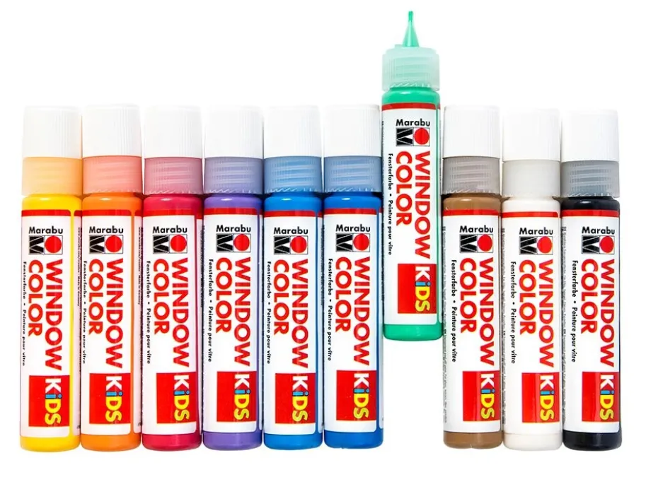 Marabu KIDS Window Color Vindusmaling – 10x25ml