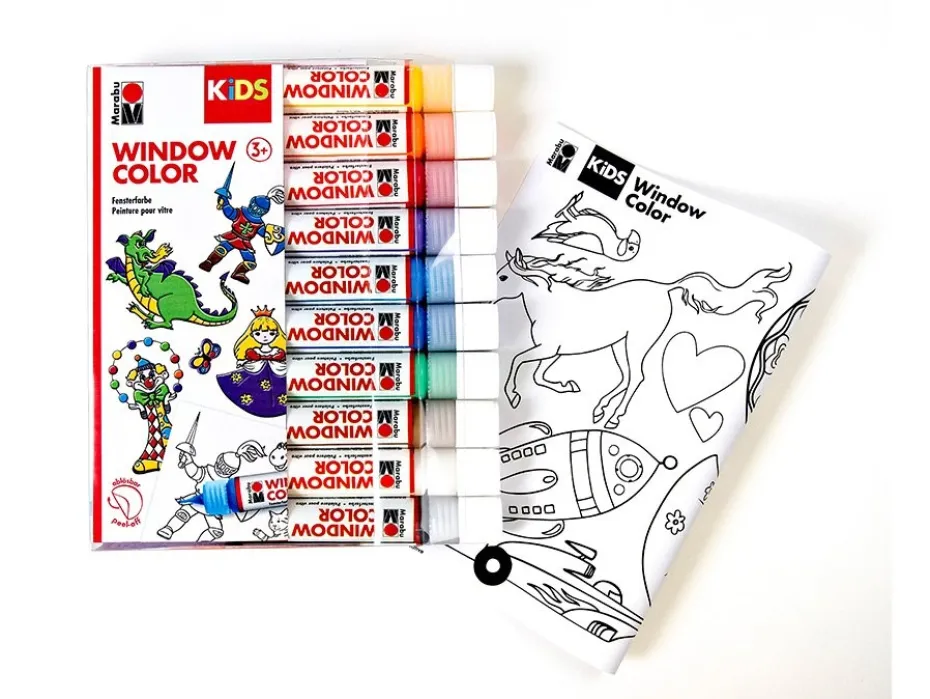 Marabu KIDS Window Color Vindusmaling – 10x25ml