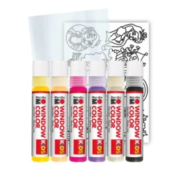 Marabu KiDS Window Color Vindusmaling 6×25 ml – Prinsesse
