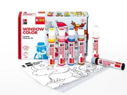 Marabu KIDS Window Color Vindusmaling 6x25ml – Christmas