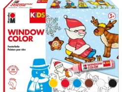 Marabu KIDS Window Color Vindusmaling 6x25ml – Christmas