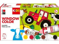 Marabu KIDS Window Color Vindusmaling 6x80ml – Farm