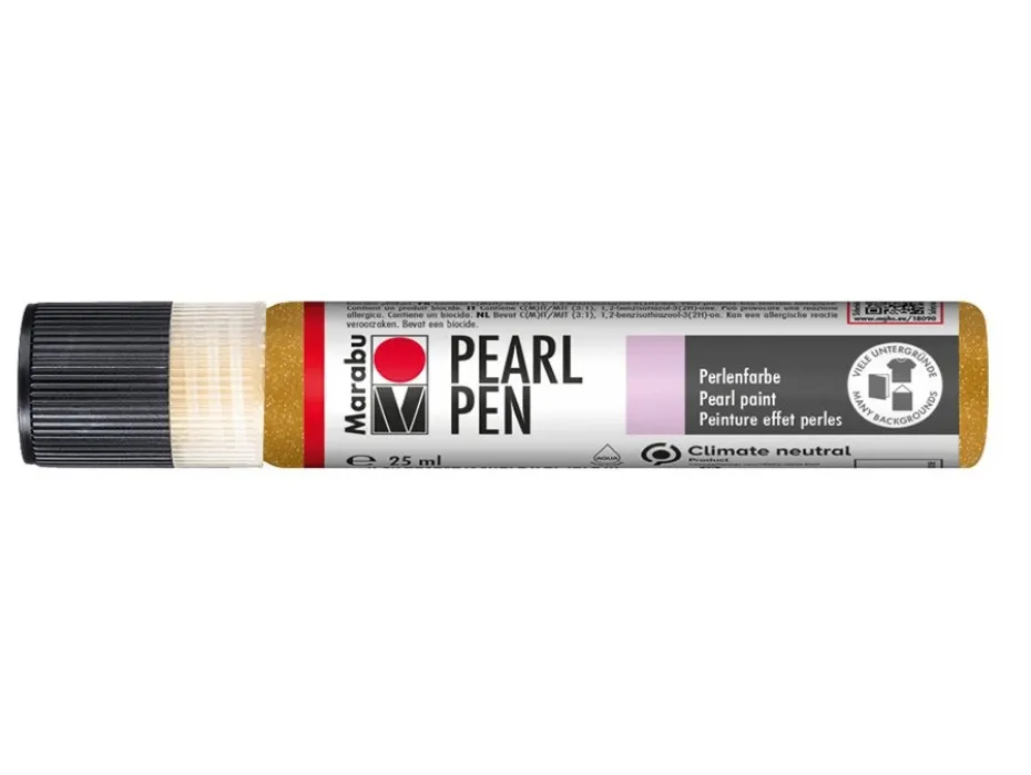 Marabu Pearl Pen 25ml – 583 shimmer-gold