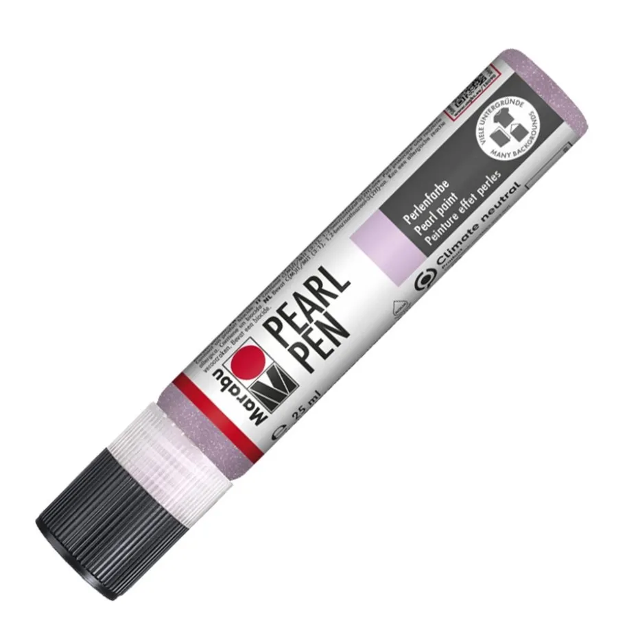 Marabu Pearl Pen 25ml – 534 shimmer-rose pink