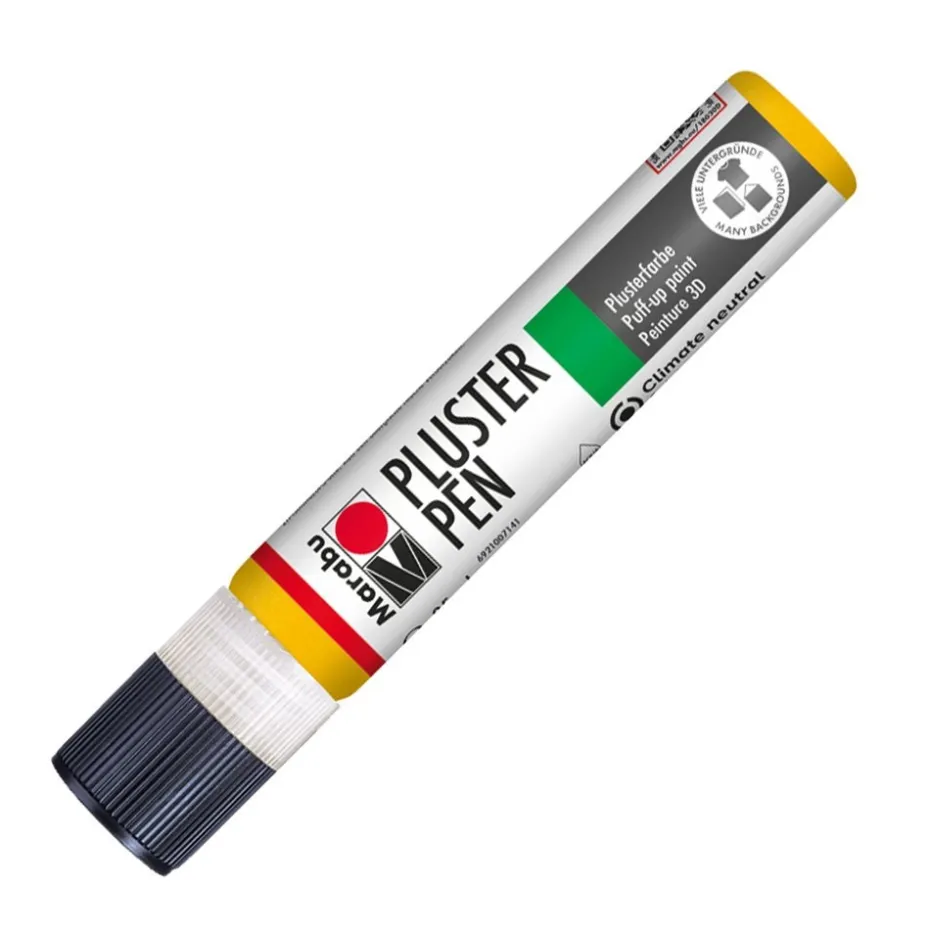 Marabu Pluster Pen – 621 Mellomgul