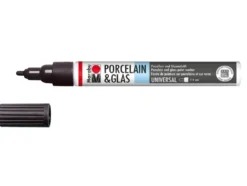 Marabu Porcelain & Glas Painter 1-2mm – 073 Sort