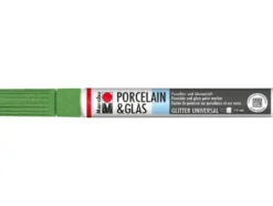 Marabu Porcelain & Glas Painter 1-2mm – 563 Glitter grønn