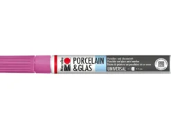 Marabu Porcelain & Glas Painter 1-2mm – 005 Bringebærrød