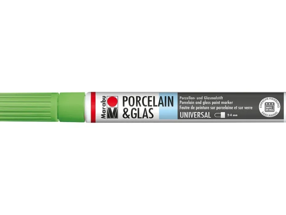 Marabu Porcelain & Glas Painter 2-4mm – 158 Eplegrønn