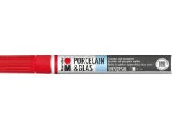 Marabu Porcelain & Glas Painter 2-4mm – 125 Kirsebærrød