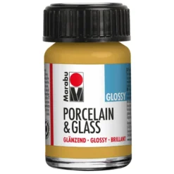 Marabu Porcelain & Glass Blank 15ml – 784 Metallic Gull