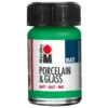 Marabu Porcelain & Glass Matt 15ml – 158 Eplegrønn
