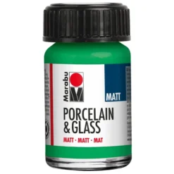 Marabu Porcelain & Glass Matt 15ml – 158 Eplegrønn