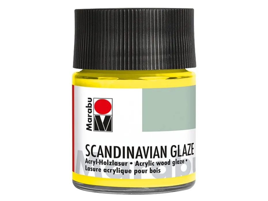 Marabu Scandinavian Glaze 50ml – 520 shimmer-lemon