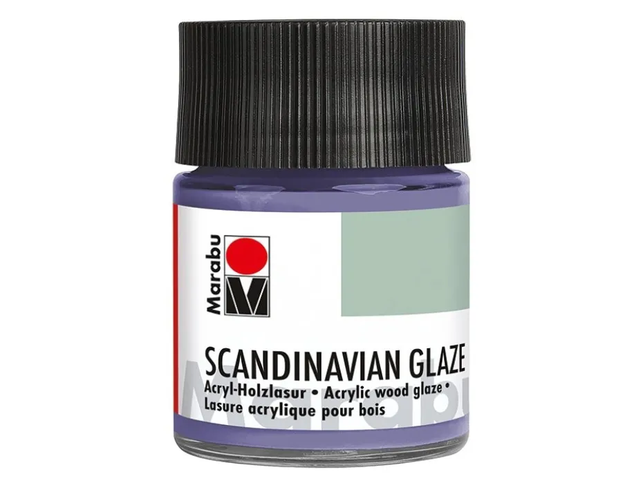 Marabu Scandinavian Glaze 50ml – 596 shimmer-lilac