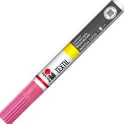 Marabu Textil Glitter Tekstiltusj – 533 Rosa