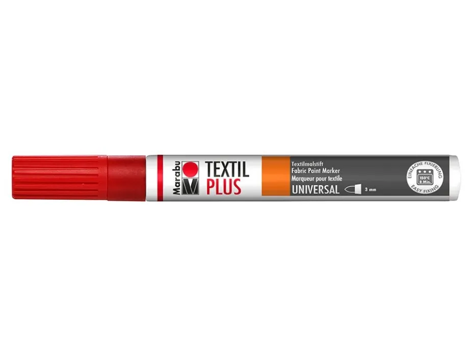Marabu Textil Plus Tekstiltusj – 031 Kirsebærrød