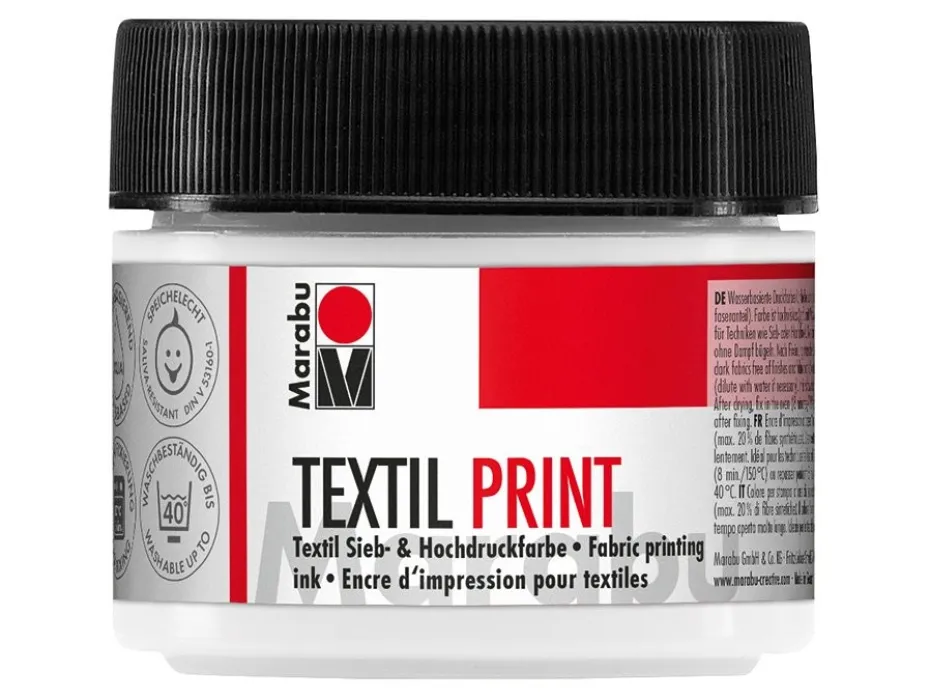Marabu Textil Print 100ml – 970 Titanium white