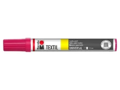 Marabu Textil Tekstiltusj 2-4mm – 005 Bringebærrød