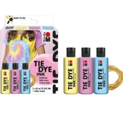 Marabu TIE DYE Ink Set 3 x 80 ml Pastel