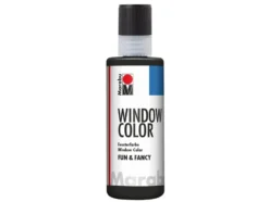 Marabu Window Color Vindusmaling 80ml – 073 Sort outline