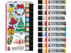 Marabu Window Color Vindusmaling 10x25ml – Christmas