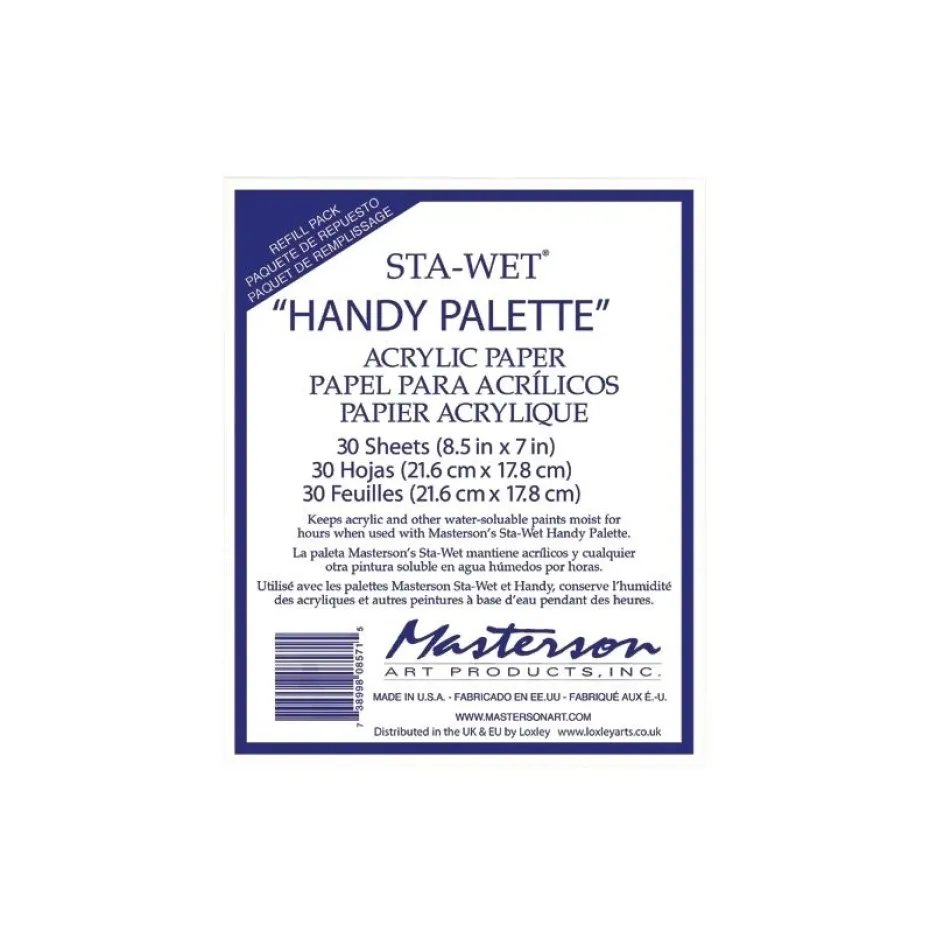 Masterson Sta-Wet 857 – Acrylic Film 30 ark (21,6×17,8cm)