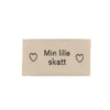 Merkelapp med tekst 25x45mm – Min lille skatt