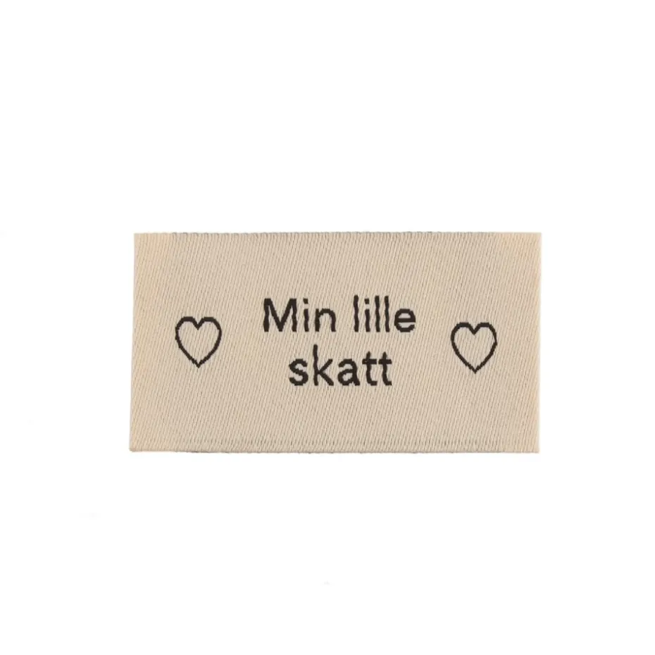 Merkelapp med tekst 25x45mm – Min lille skatt