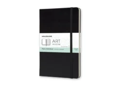 Moleskine Art Notebook Music Hard L – Pentagram Black