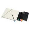 Moleskine Art Sketching Kit Watercolor Hard L – Blank Black