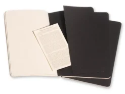 Moleskine Cahier Journal 3pk L – Ruter Black