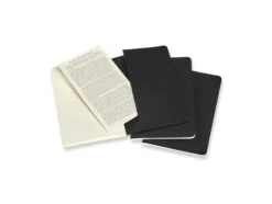 Moleskine Cahier Journal 3pk P – Prikker Black